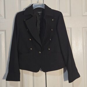 Talbots Women's Black Blazer Jacket Flaw 4